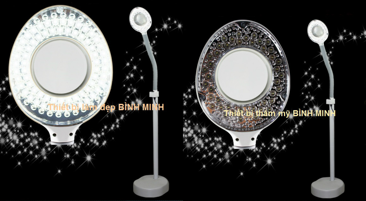 Đèn lúp soi da ánh sáng lạnh tp hcm